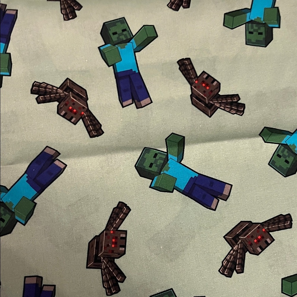 Minecraft fabric, 45 in wide, 1.5 yard, 100% cotton, NWOT
